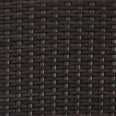 Palm Harbor 5pc Outdoor Wicker Conversation Set With Fire Table - Gray - Crosley 5 Palm Harbor 5pc Outdoor Wicker Conversation Set With Fire Table - Gray - Crosley - Image 5