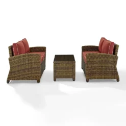 Bradenton 3pc Outdoor Wicker Seating Set - Crosley 23 Bradenton 3pc Outdoor Wicker Seating Set - Crosley -Crosley Sales Store GUEST 0b27a12a 835f 4c36 8ce1 01197a8c508e