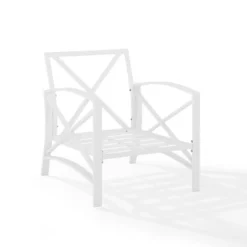 Kaplan Outdoor Steel Arm Chair Mist/White - Crosley 14 Kaplan Outdoor Steel Arm Chair Mist/White - Crosley -Crosley Sales Store GUEST 1058c70b 3377 4487 b2e5 af448857b753