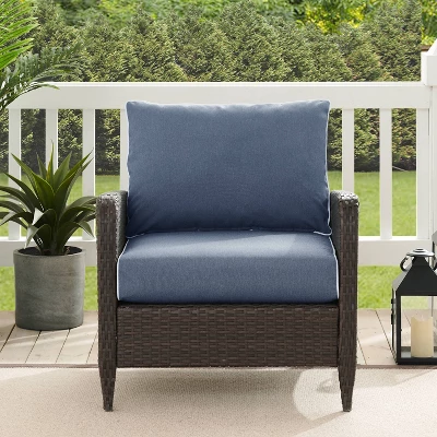 Kiawah Outdoor Wicker Arm Chair - Crosley 5 Kiawah Outdoor Wicker Arm Chair - Crosley - Image 5