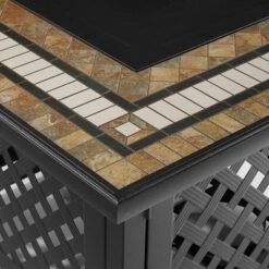 Bradenton 5pc Outdoor Wicker Armless Chair & Fire Table Set - Crosley -Crosley Sales Store GUEST 1a5072aa d0e5 48a1 afdd 00100d69ca84 4