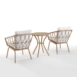 Juniper 3pc Indoor/Outdoor Wicker Bistro Set - Cream/Natural - Crosley 19 Juniper 3pc Indoor/Outdoor Wicker Bistro Set - Cream/Natural - Crosley -Crosley Sales Store GUEST 1ebd3310 ef96 465c 86be 591cf2f44248