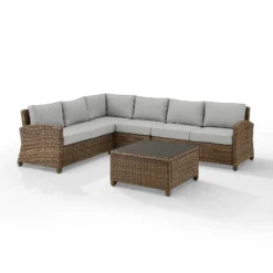 Bradenton 5pc Outdoor Wicker Sectional Set - Crosley 30 Bradenton 5pc Outdoor Wicker Sectional Set - Crosley -Crosley Sales Store GUEST 1f9b04c8 d929 4853 ab17 6f77280e1758