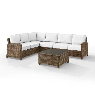 Bradenton 5pc Outdoor Wicker Sectional Set - Crosley 18 Bradenton 5pc Outdoor Wicker Sectional Set - Crosley - Image 18