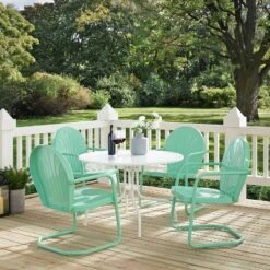 Griffith 5pc Outdoor Dining Set - Crosley -Crosley Sales Store GUEST 2391633b 04bd 4662 8e8b 30052901fb3e