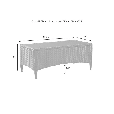 Kiawah 2pc Wicker Patio Seating Set - Sand - Crosley 10 Kiawah 2pc Wicker Patio Seating Set - Sand - Crosley - Image 10