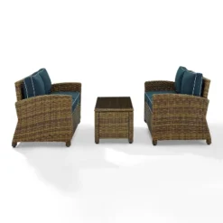 Bradenton 3pc Outdoor Wicker Seating Set - Crosley 21 Bradenton 3pc Outdoor Wicker Seating Set - Crosley -Crosley Sales Store GUEST 25b36c23 f562 4511 85d0 ab54bcb47148