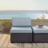 Biscayne Outdoor Steel Armless Chair - Crosley