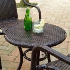 Palm Harbor 3pc Outdoor Wicker Seating Set - Brown - Crosley -Crosley Sales Store GUEST 283c53e7 8ee4 4041 a0d9 02706c31ff58