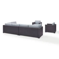 Biscayne 7pc Outdoor Wicker Sectional Set - Mist - Crosley 11 Biscayne 7pc Outdoor Wicker Sectional Set - Mist - Crosley -Crosley Sales Store GUEST 2bf5f31e 90bf 41a6 804a c60541c4b64b