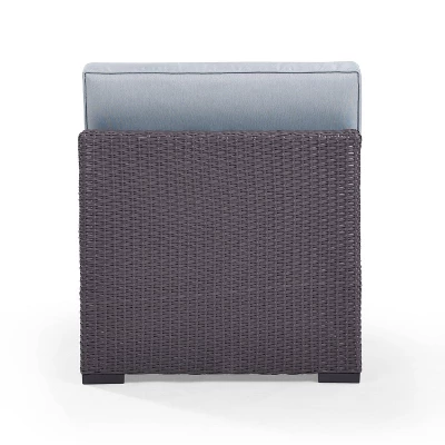 Biscayne Outdoor Steel Armless Chair - Crosley 7 Biscayne Outdoor Steel Armless Chair - Crosley - Image 7