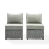 Bradenton 2pk Outdoor Wicker Chairs - Crosley