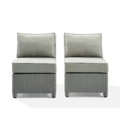 Bradenton 2pk Outdoor Wicker Chairs - Crosley