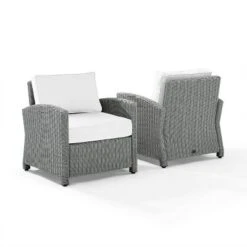 Bradenton 2pc Outdoor Wicker Armchair Set - Crosley -Crosley Sales Store GUEST 38541dd1 94bd 4523 ab23 79025e6203b1
