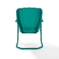 Ridgeland 2pk Outdoor Chairs - Turquoise Gloss - Crosley -Crosley Sales Store GUEST 38fb5720 18f4 49a8 9f02 574296806d2e