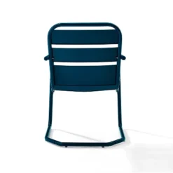 Brighton 2pc Metal Chair Set - Navy - Crosley -Crosley Sales Store GUEST 3f5c33a6 9f9d 465e 86e1 f97119cb6be5