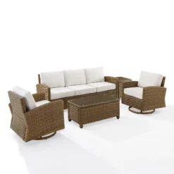 Crosley 5pc Bradenton Steel Outdoor Patio Conversation Furniture Set -Crosley Sales Store GUEST 3f926e5f 7726 4d92 8999 b2f7040b677a