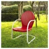 Crosley Metal Patio Arm Chair - Red