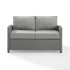 Bradenton Outdoor Wicker Loveseat - Crosley -Crosley Sales Store GUEST 45eb597c 5fd2 407b abd1 39c1b54fe834