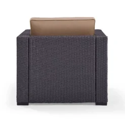 Biscayne Outdoor Wicker Armchair - Mocha - Crosley -Crosley Sales Store GUEST 4a61c070 c900 47df b758 6e6f44a2f136