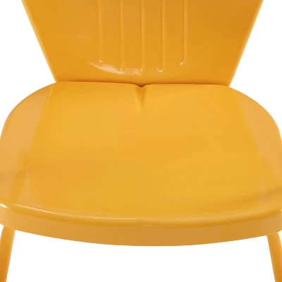 Griffith Metal Chair Tangerine - Crosley 13 Griffith Metal Chair Tangerine - Crosley - Image 13