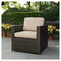 Crosley Palm Harbor Outdoor Wicker Arm Chair -Crosley Sales Store GUEST 4a89a189 0c2a 4304 be28 7db3bfaa9ed4