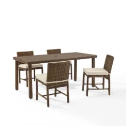 5pc Bradenton Outdoor Steel Dining Set - Crosley -Crosley Sales Store GUEST 4b6162da bb0c 4a66 9db3 938c7672186d