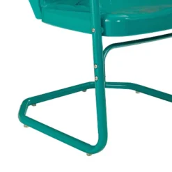 Ridgeland 3pc Outdoor Bistro Set With Table & 2 Chairs - Turquoise Gloss - Crosley -Crosley Sales Store GUEST 4deb4219 6bf8 470a b6ad f0ad688a2c38 1