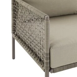 Cali Bay 3pc Outdoor Wicker & Metal Seating Set - Taupe/Light Brown - Crosley -Crosley Sales Store GUEST 4fa2850b e6ba 4d26 86ad 8ee224737699