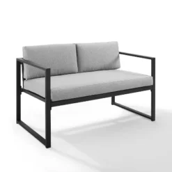 Hamilton Outdoor Metal 4 Piece Conversation Set - Matte Black - Crosley 15 Hamilton Outdoor Metal 4 Piece Conversation Set - Matte Black - Crosley -Crosley Sales Store GUEST 505b07c0 8a12 41a6 9b05 f31d35174b25