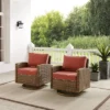 2pk Bradenton Steel Outdoor Swivel Rocking Chairs - Crosley