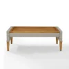 Capella Outdoor Wicker Coffee Table Gray/Acorn - Crosley