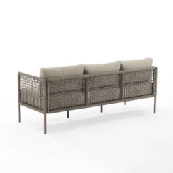 Cali Bay Outdoor Wicker Sofa - Taupe/Light Brown - Crosley 17 Cali Bay Outdoor Wicker Sofa - Taupe/Light Brown - Crosley -Crosley Sales Store GUEST 515765a1 2a60 49d2 9346 069394c3b420