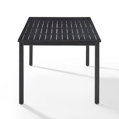 Kaplan Rectangle Outdoor Dining Table Oil Rubbed Bronze - Crosley 2 Kaplan Rectangle Outdoor Dining Table Oil Rubbed Bronze - Crosley - Image 2