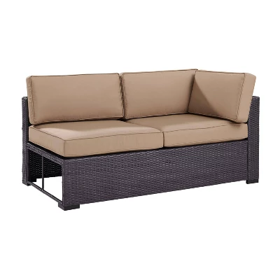 Biscayne Loveseat With Mocha Cushions Brown - Crosley 2 Biscayne Loveseat With Mocha Cushions Brown - Crosley - Image 2