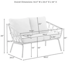 Juniper 4pc Outdoor Wicker Conversation Set - Cream/Natural -Crosley -Crosley Sales Store GUEST 51f3a305 fab4 460e b6d3 f69734a7276b