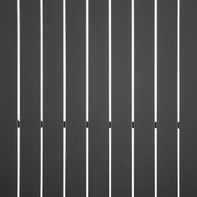 Hansen Rectangle Outdoor Metal Dining Table - Matte Black - Crosley 3 Hansen Rectangle Outdoor Metal Dining Table - Matte Black - Crosley - Image 3