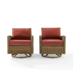 2pk Bradenton Steel Outdoor Swivel Rocking Chairs - Crosley 20 2pk Bradenton Steel Outdoor Swivel Rocking Chairs - Crosley -Crosley Sales Store GUEST 57fbd042 59bd 4aa8 868f fa9b4e4a33fe