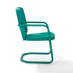 Ridgeland 2pk Outdoor Chairs - Turquoise Gloss - Crosley -Crosley Sales Store GUEST 5bb1e3c5 a269 4308 841b 1476fbab0573