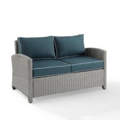 Bradenton Outdoor Wicker Loveseat - Crosley -Crosley Sales Store GUEST 60364380 3e04 4982 b8a4 05df9c29f274
