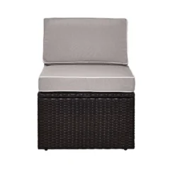 Palm Harbor Outdoor Wicker Center Chair - Gray - Crosley 9 Palm Harbor Outdoor Wicker Center Chair - Gray - Crosley -Crosley Sales Store GUEST 61d48675 66d2 4d5c b8aa db86aa4768b8