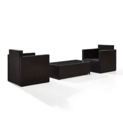 Palm Harbor 3pc All-Weather Wicker Patio Seating Set - Gray Cushions - Crosley 13 Palm Harbor 3pc All-Weather Wicker Patio Seating Set - Gray Cushions - Crosley -Crosley Sales Store GUEST 62fbb527 1dd6 480a 81f9 8c5da3133ed3