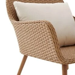 Landon 2pc Outdoor Wicker Chair Set - Beige - Crosley -Crosley Sales Store GUEST 66716e09 7c8b 43dd ad82 9ef0175027b4