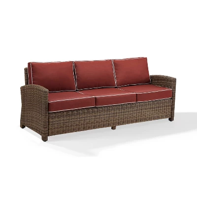 Bradenton Outdoor Wicker Sofa - Crosley 17 Bradenton Outdoor Wicker Sofa - Crosley - Image 17
