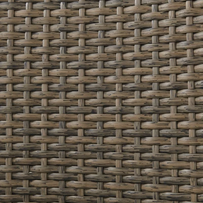 Rockport Outdoor Wicker Side Table - Light Brown - Crosley 3 Rockport Outdoor Wicker Side Table - Light Brown - Crosley - Image 3