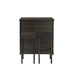 Palm Harbor 3pc Outdoor Wicker Bar Set - Brown - Crosley 17 Palm Harbor 3pc Outdoor Wicker Bar Set - Brown - Crosley -Crosley Sales Store GUEST 6ba6ed62 29bd 4b4b ba34 5ff029ce1471