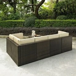 Palm Harbor 6pc All-Weather Wicker Patio Seating Set - Sand - Crosley 15 Palm Harbor 6pc All-Weather Wicker Patio Seating Set - Sand - Crosley -Crosley Sales Store GUEST 6ce8ca86 2f37 419c 8687 bb82b77cb448