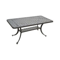 Sedona Rectangular Outdoor Coffee Table - Black - Crosley -Crosley Sales Store GUEST 748ae0cf e5ae 4883 a55a 177083444c51