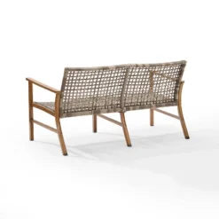 Ridley Outdoor Wicker & Metal Loveseat - Gray - Crosley 8 Ridley Outdoor Wicker & Metal Loveseat - Gray - Crosley -Crosley Sales Store GUEST 75d0bd7a 5c12 487c ae55 0eeb4f4dc21d