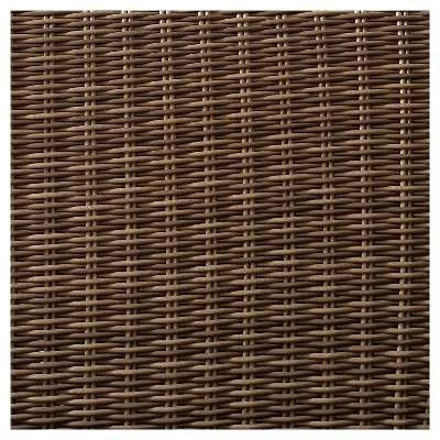 Crosley Bradenton Outdoor Wicker Sectional Glass Top Coffee Table 2 Crosley Bradenton Outdoor Wicker Sectional Glass Top Coffee Table - Image 2